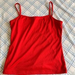 Red tank top